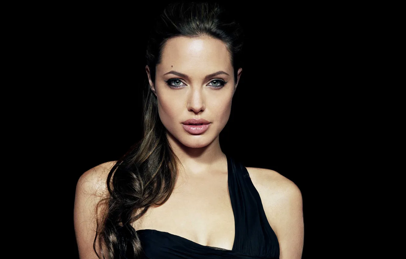 Фото обои обои, модель, актриса, Анджелина Джоли, Angelina Jolie, губы, красавица, wallpaper