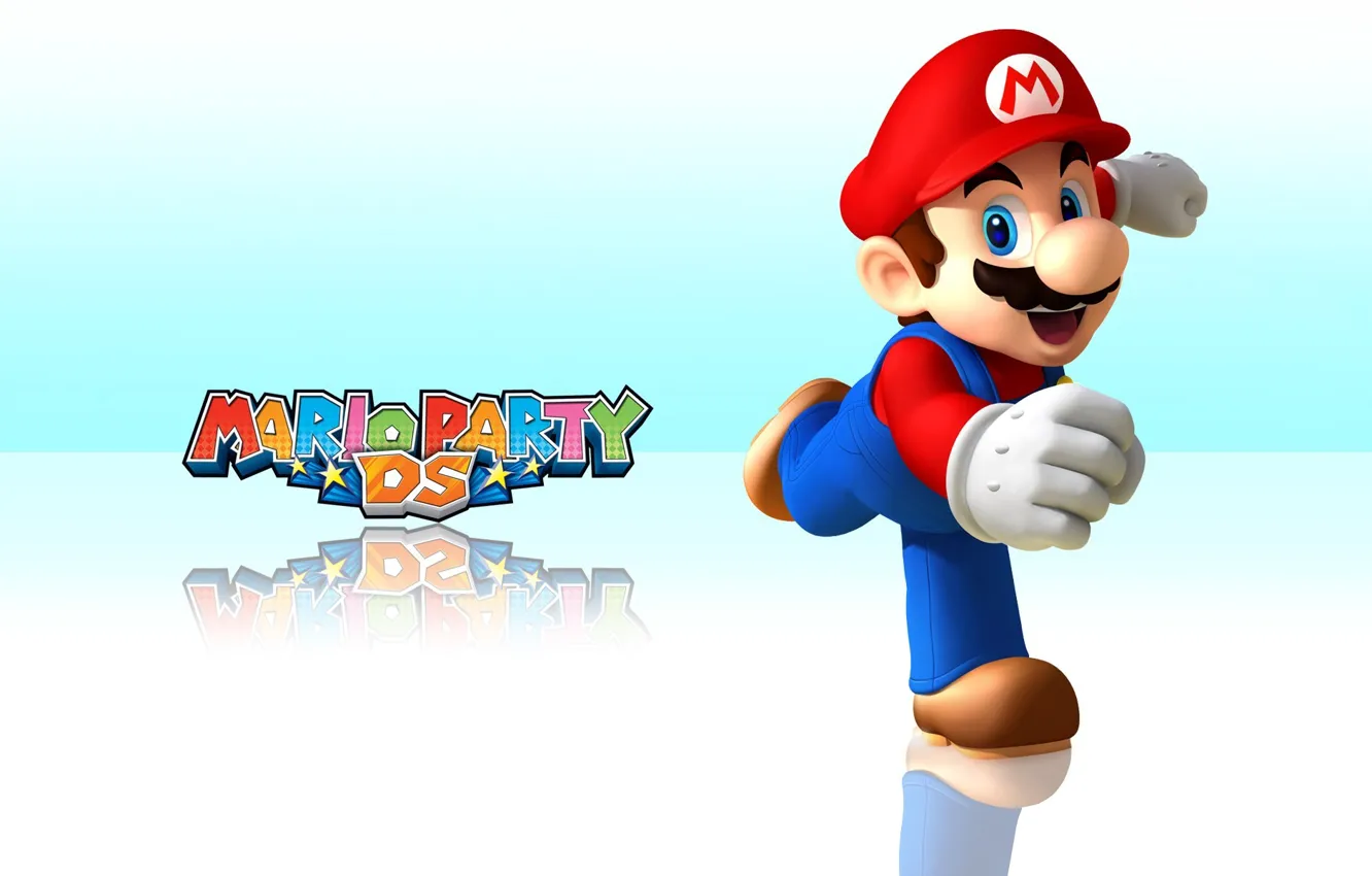 Фото обои игра, бег, Mario, денди