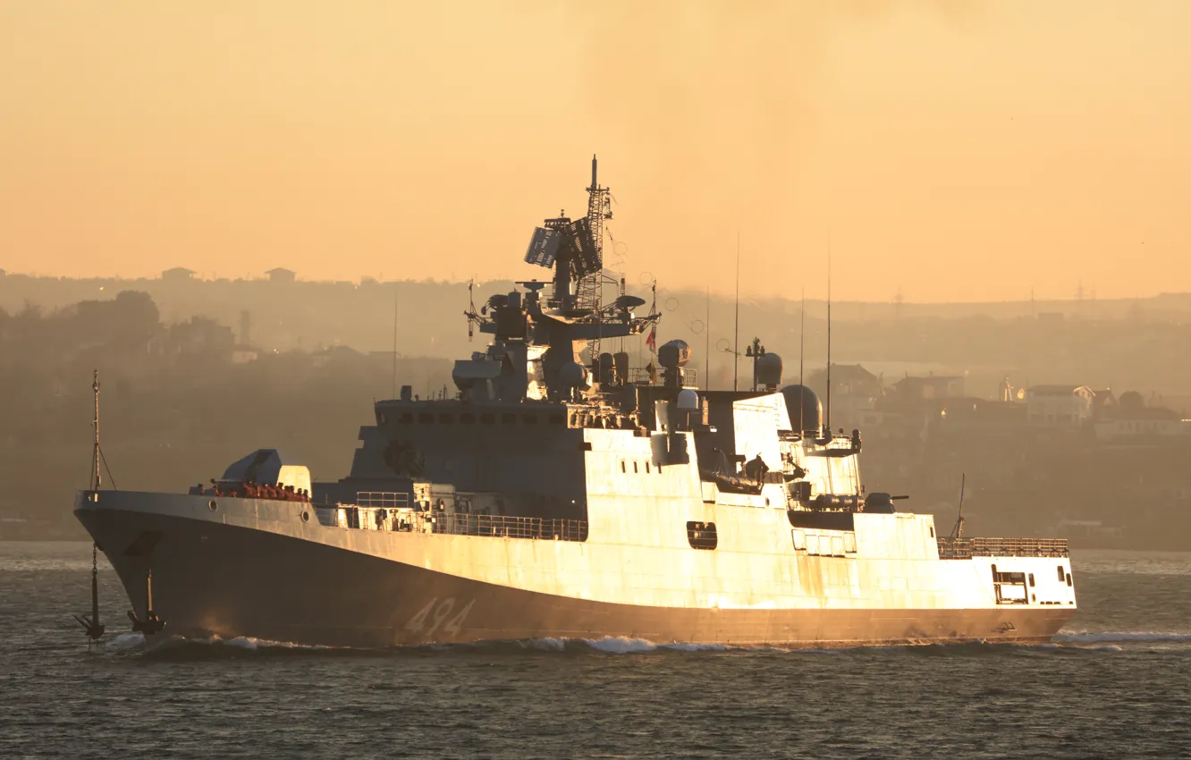 Фото обои фрегат, Адмирал Григорович, автор Novice1975