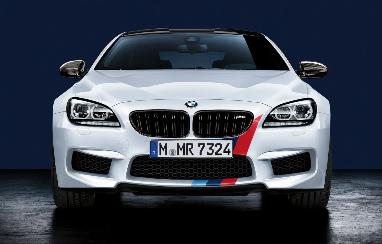 Фото обои BMW, white, front, Performance, F12, F06, F13
