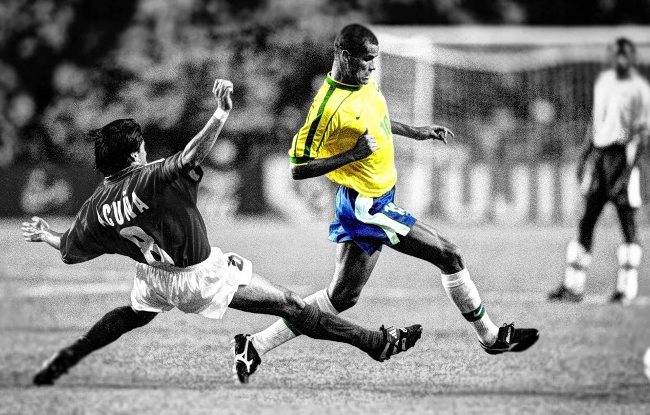 Фото обои нападающий, бразильский футболист, Rivaldo