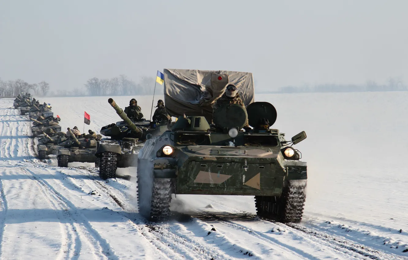 Фото обои верность, сила, преданность, танк, Украина, Україна, Т-72, Т-64