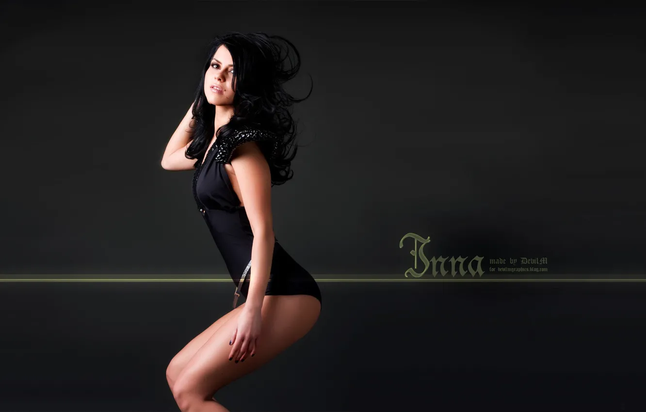 Фото обои брюнетка, красавица, певица, sexy, Inna