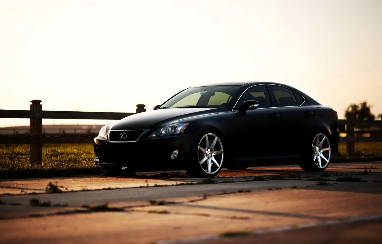 Фото обои car, авто, черный, седан, лексус, auto wallpaper, Lexus IS