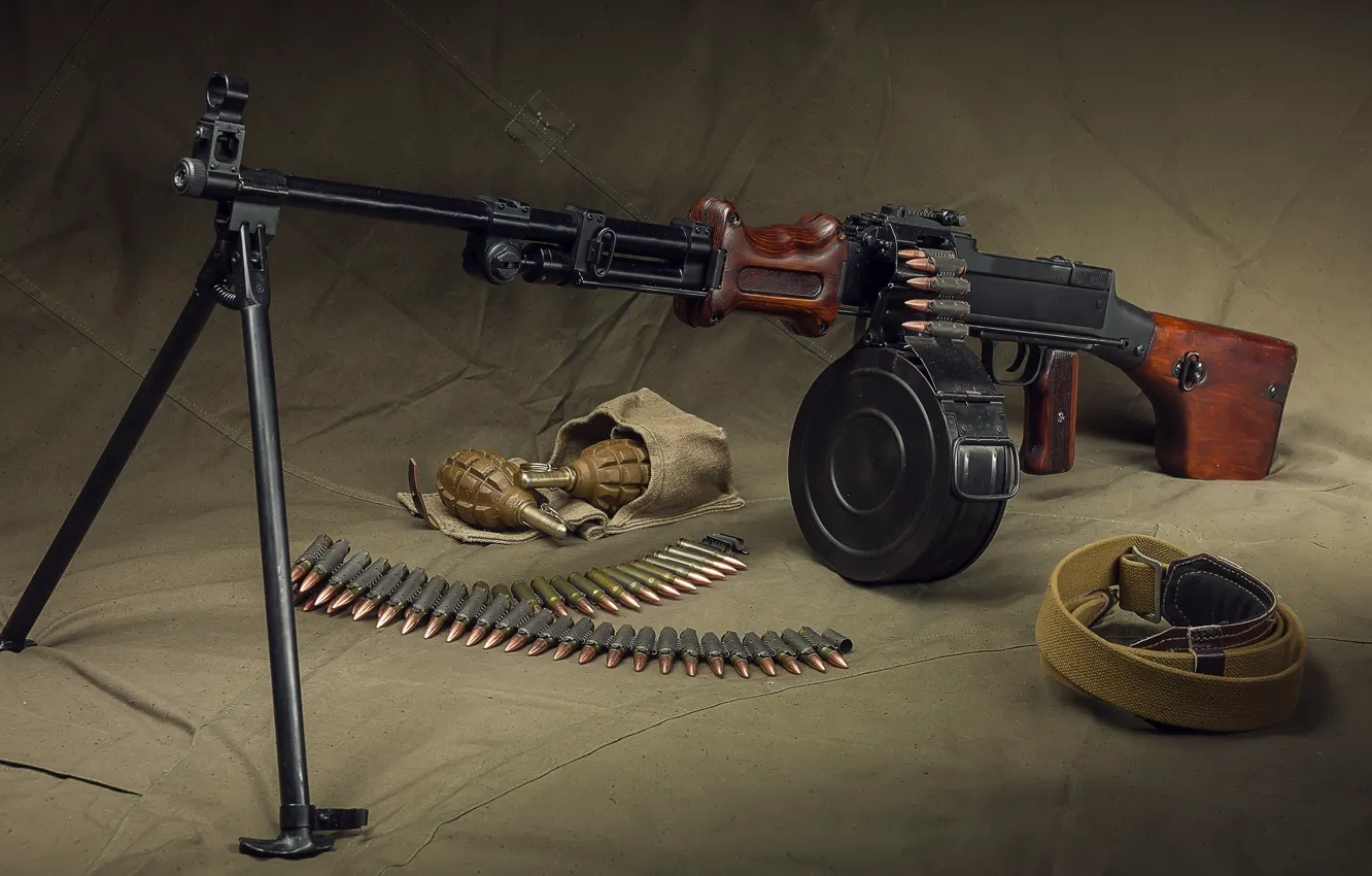 Фото обои weapon, гранаты, пулемёт, machine gun, РПД, RPD, пулемёт Дегтярёва