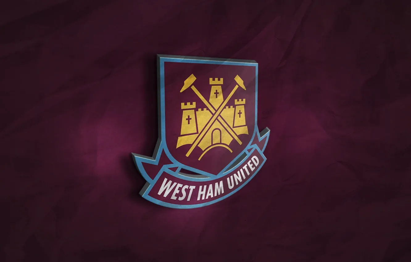 Фото обои wallpaper, football, Premier League, England, Sport, West Ham United, 3D logo