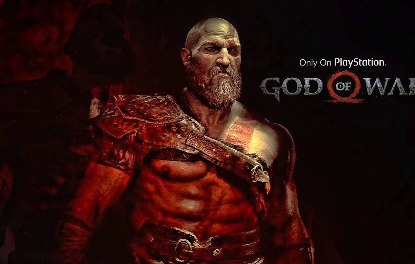 Фото обои game, fighter, armor, blizzard, Kratos, God of War, survivor, leather
