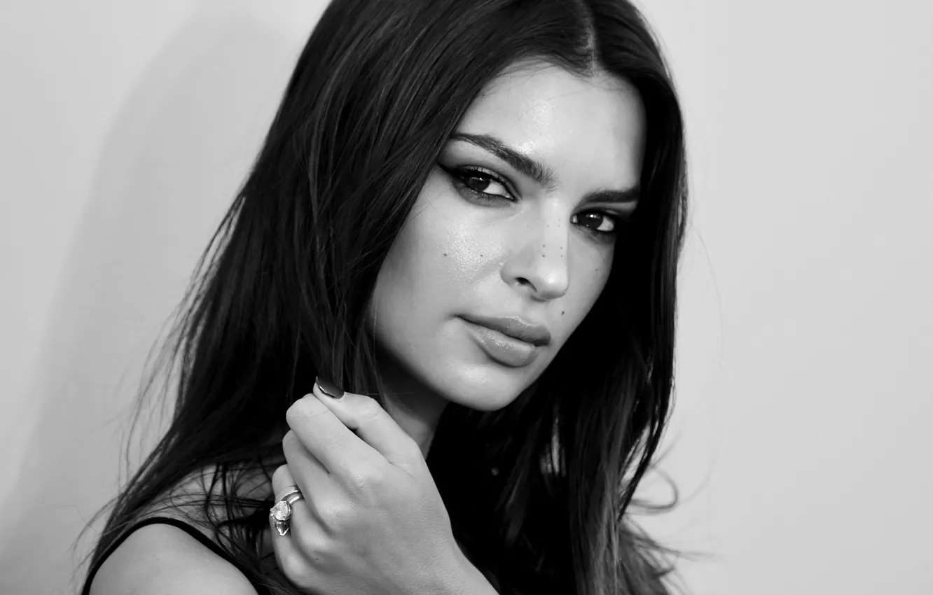 Фото обои взгляд, поза, модель, портрет, актриса, model, hair, actress