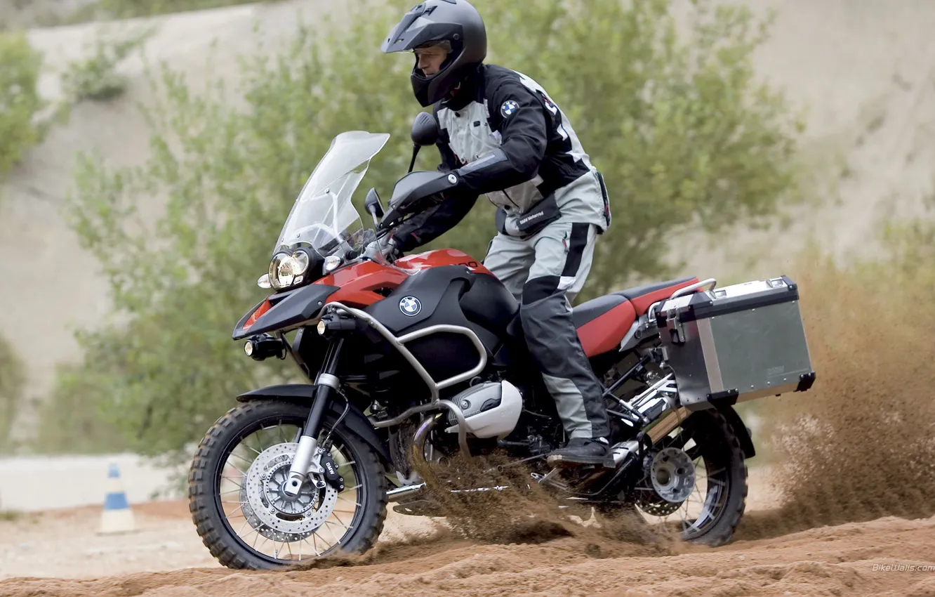 Фото обои песок, bmw, мотоцикл, эндуро, r1200 gs