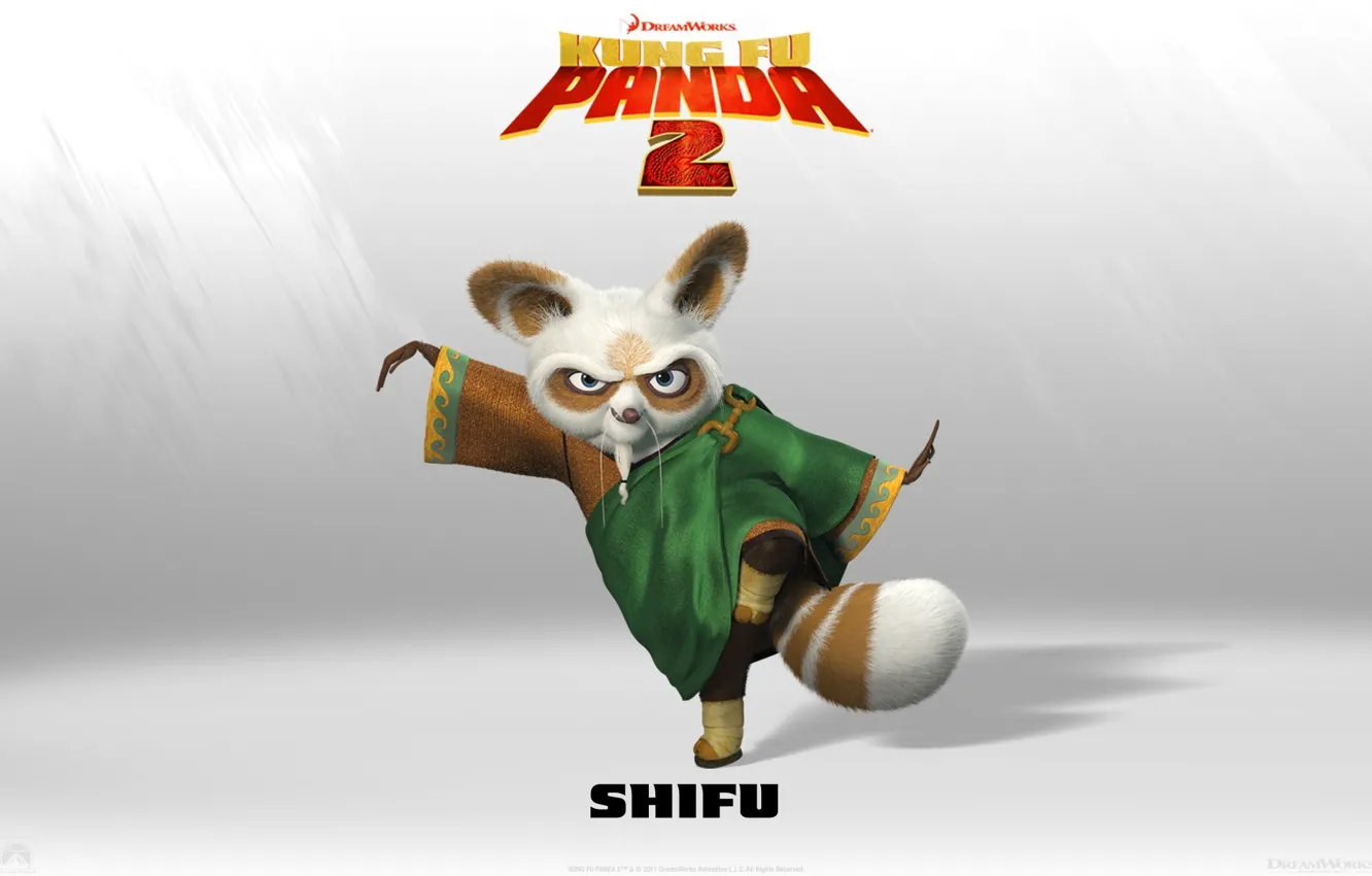 Фото обои fox, weapon, kung Fu, Kung fu Panda, shifu, kung Fu Panda 2