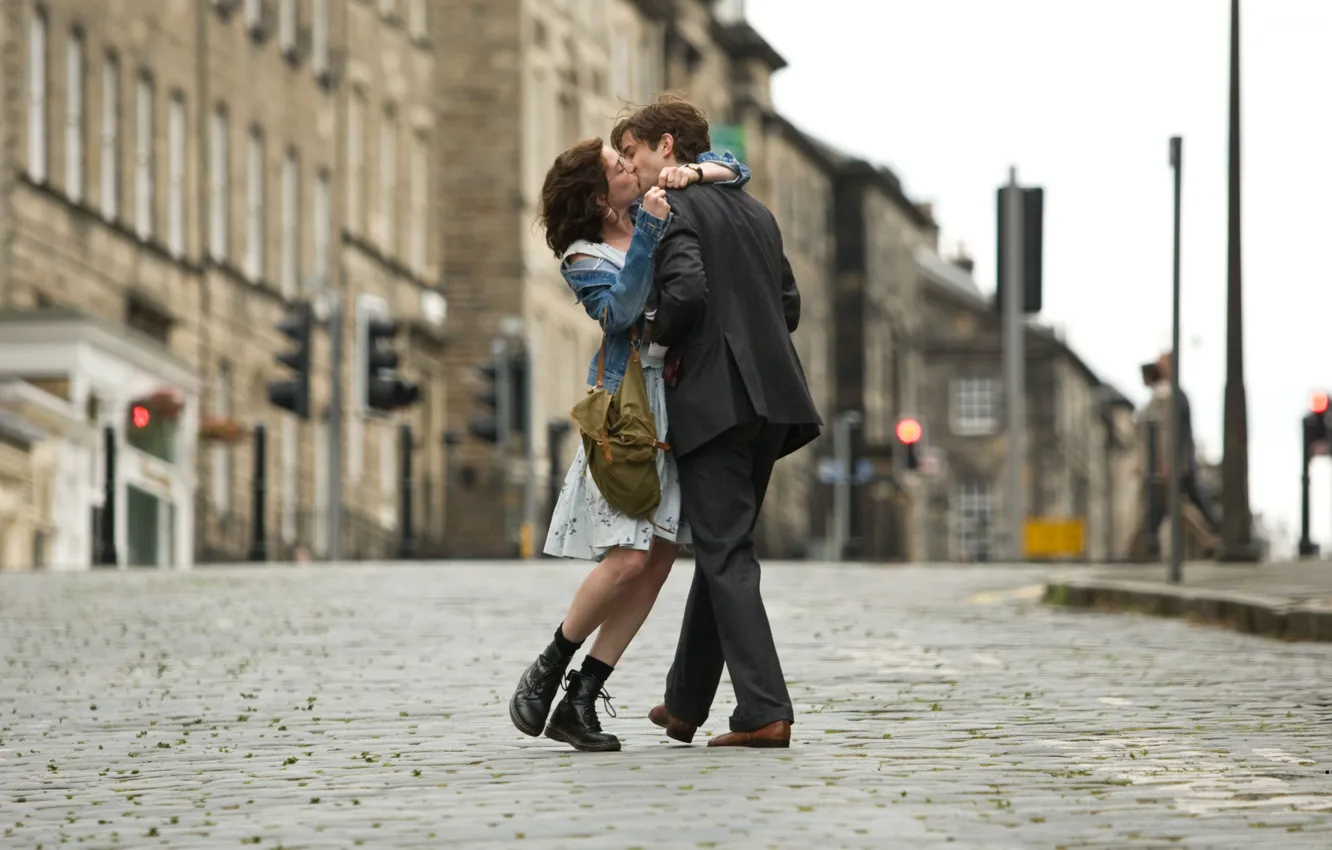 Фото обои Anne Hathaway, Один день, One Day, Jim Sturgess