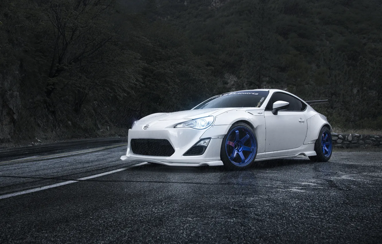 Фото обои car, авто, tuning, subaru brz, toyota gt86, scion fs-r