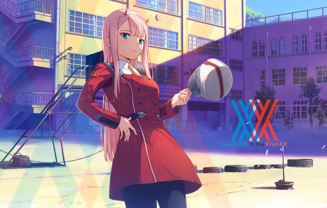 Фото обои anime, pretty, sugoi, japonese, Darling in the Frankxx, Zero-Two