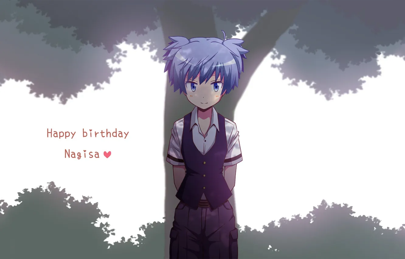 Фото обои аниме, арт, Класс убийц, Ansatsu Kyoushitsu, Нагиса