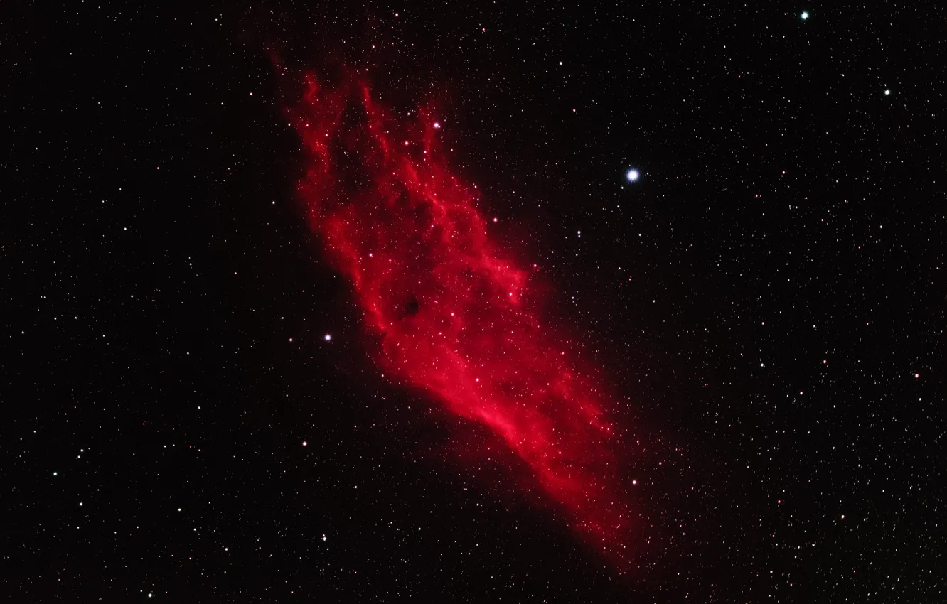 Фото обои Персей, в созвездии, California Nebula, Туманность Калифорния