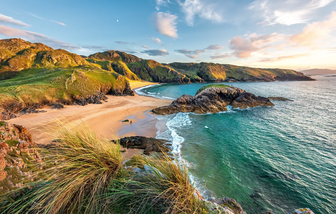 Фото обои море, побережье, Ирландия, Donegal