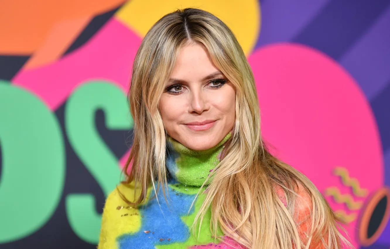 Фото обои модель, макияж, актриса, Heidi Klum, Хайди Клум, Victoria’s Secret