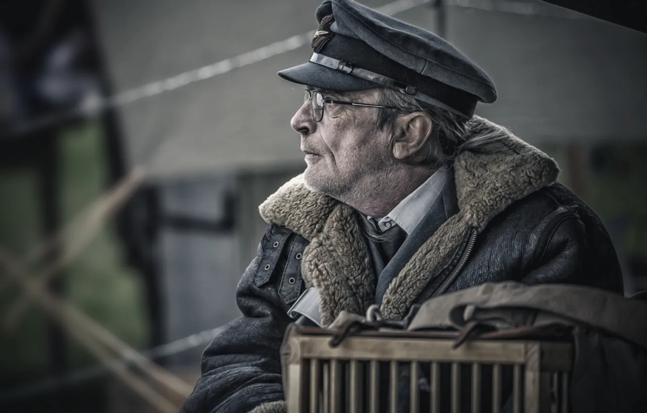 Фото обои classic, portrait, Old Veteran