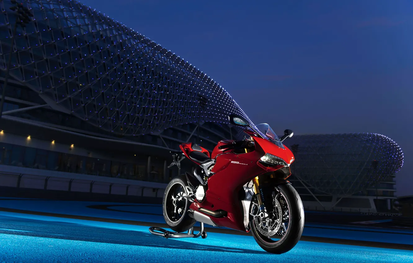Фото обои мотоцикл, спортбайк, дукати, Superbike, Ducati 1199 Panigale