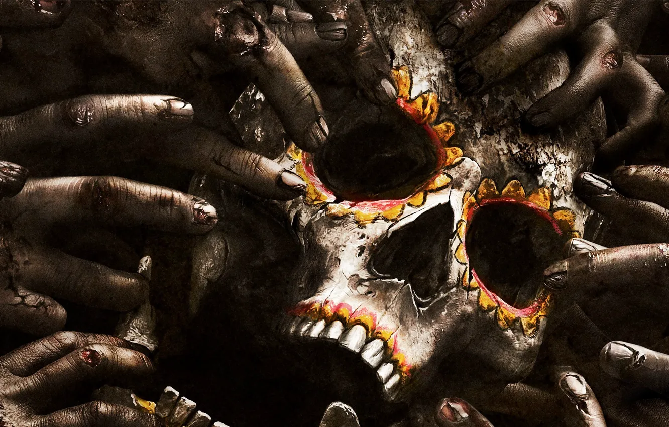 Фото обои skull, zombie, zombies, Mexico, series, Baja, death, poster