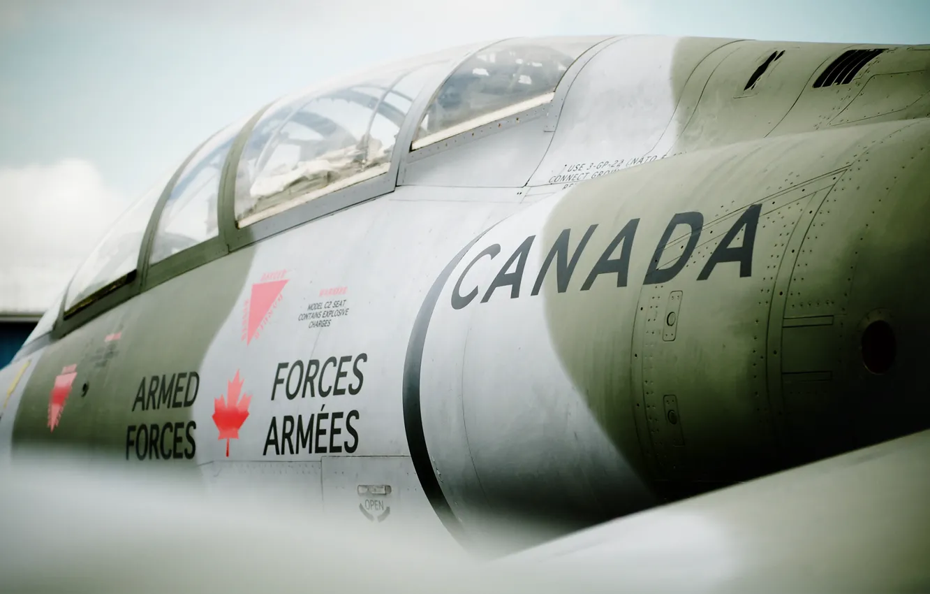 Фото обои Starfighter, Lockheed CF-104D, Канадский музей авиации