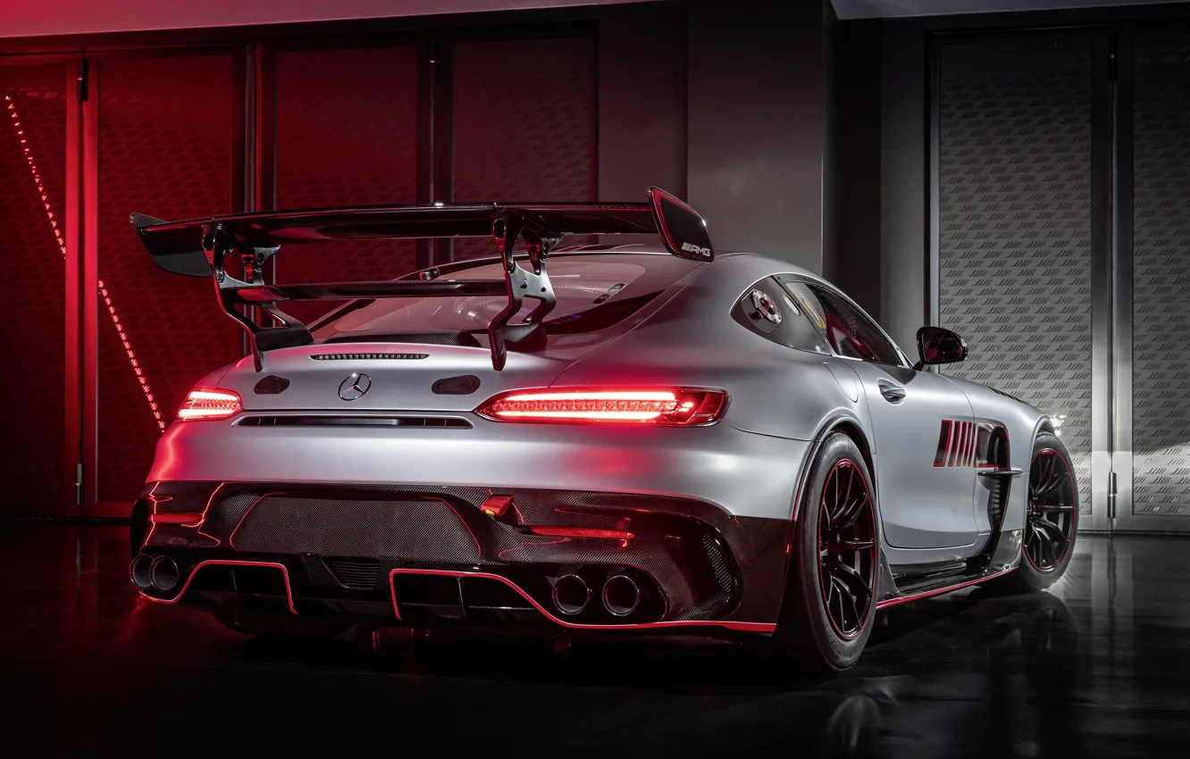 Фото обои Mercedes-Benz, Mercedes, Rear, AMG GT, 2022, Track Series