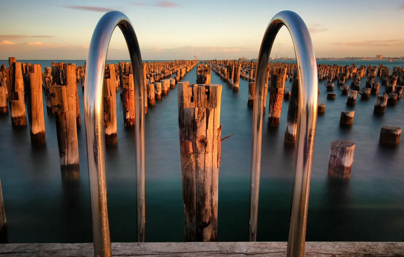Фото обои Australia, Princes Pier, Port Melbourne