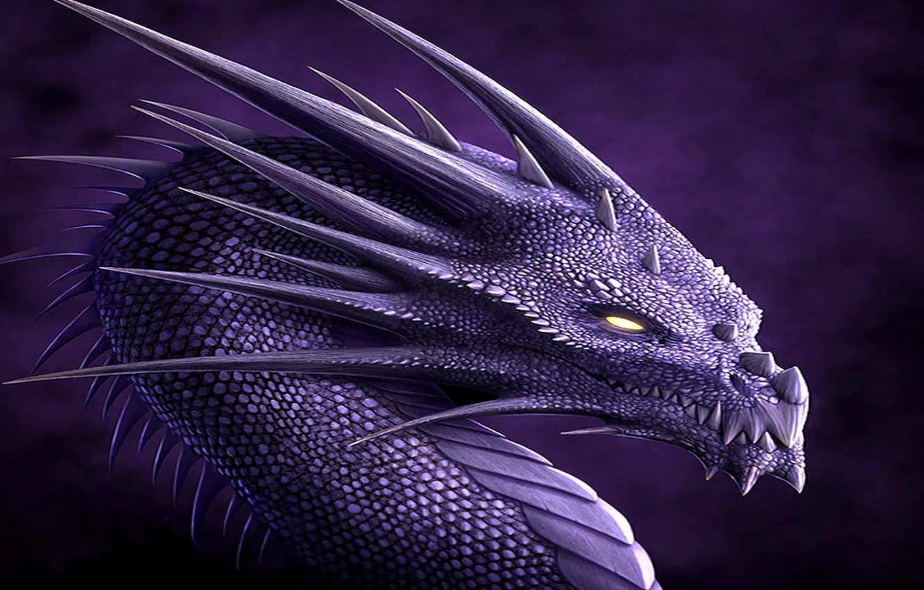 Фото обои fantasy, dragon, muzzle