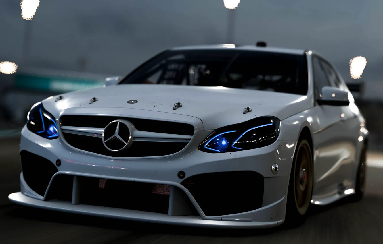 Фото обои Mercedes-Benz, Turn 10 Studios, гоночная видеоигра, Forza 7