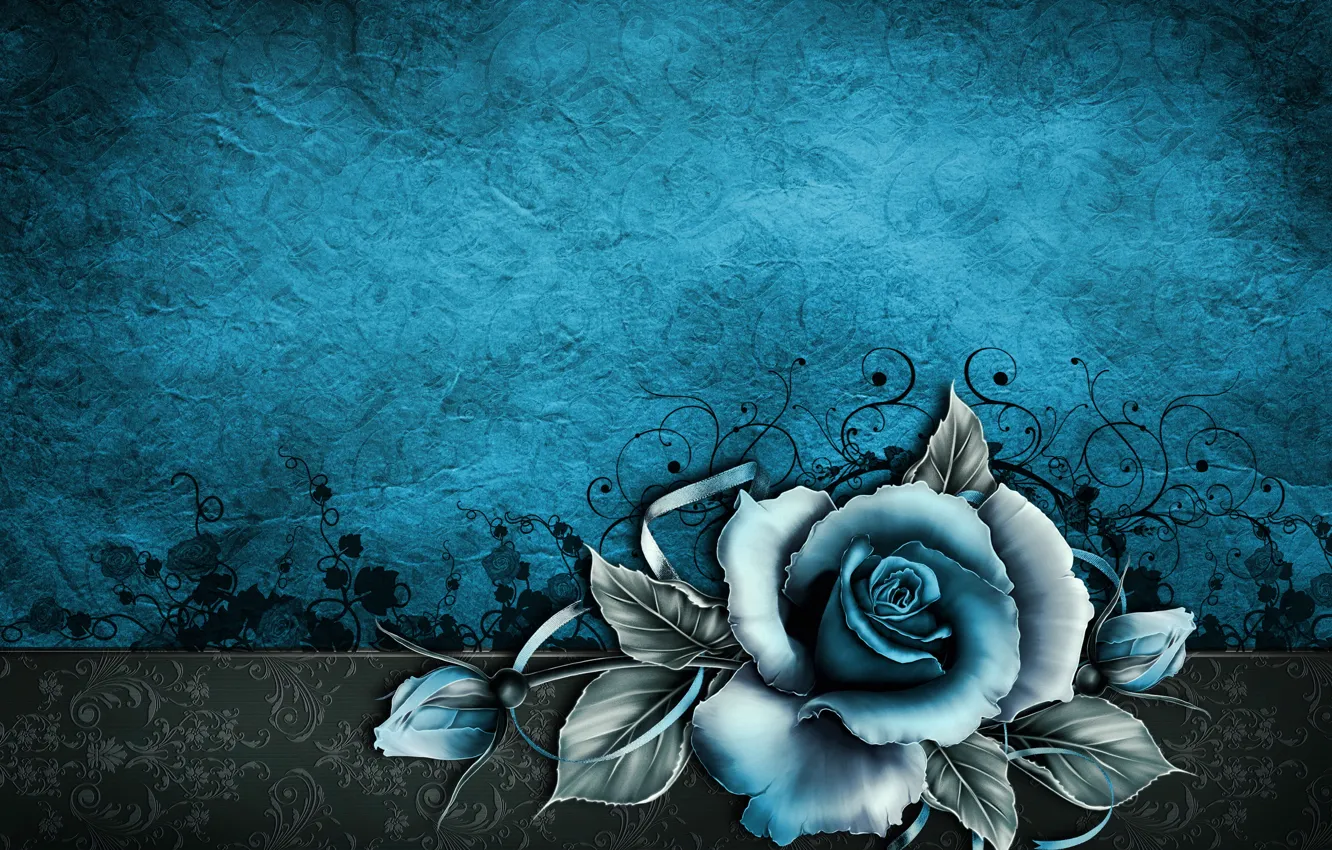 Фото обои бумага, фон, роза, текстура, wallpaper, rose, vintage, texture