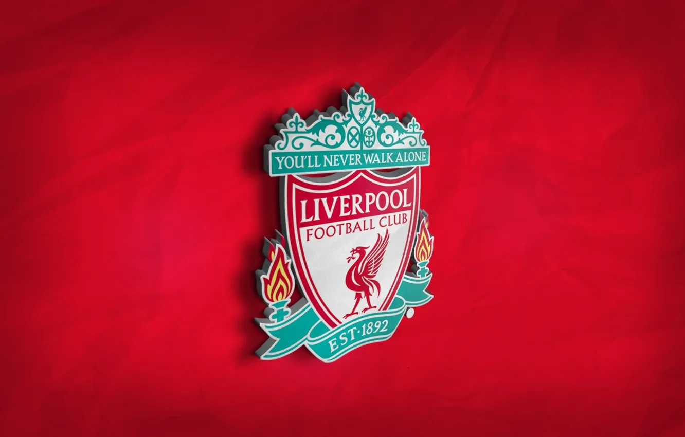 Фото обои wallpaper, sport, football, Premier League, England, Liverpool FC, 3D logo
