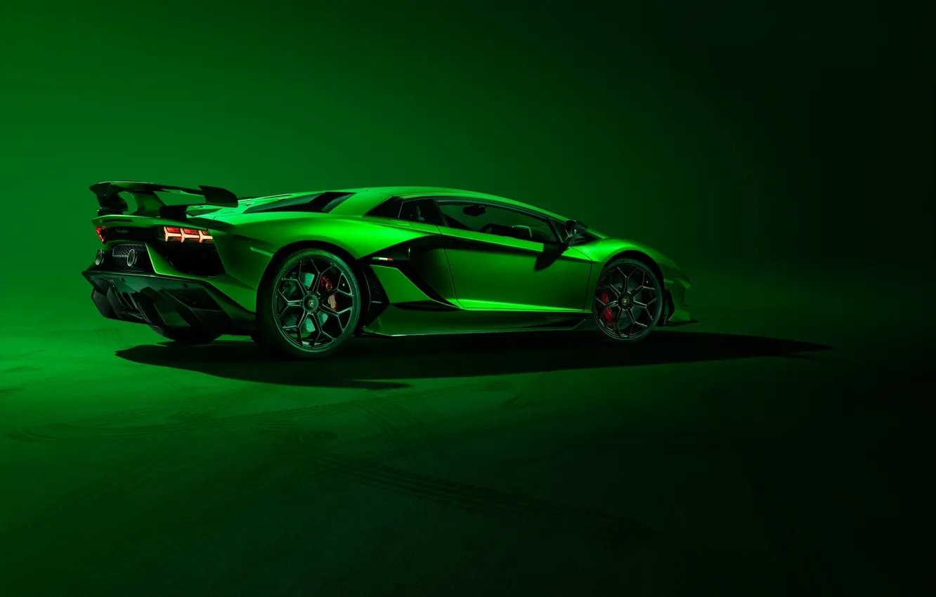 Фото обои Lamborghini, суперкар, 2018, SVJ, Aventador SVJ, Avebtador