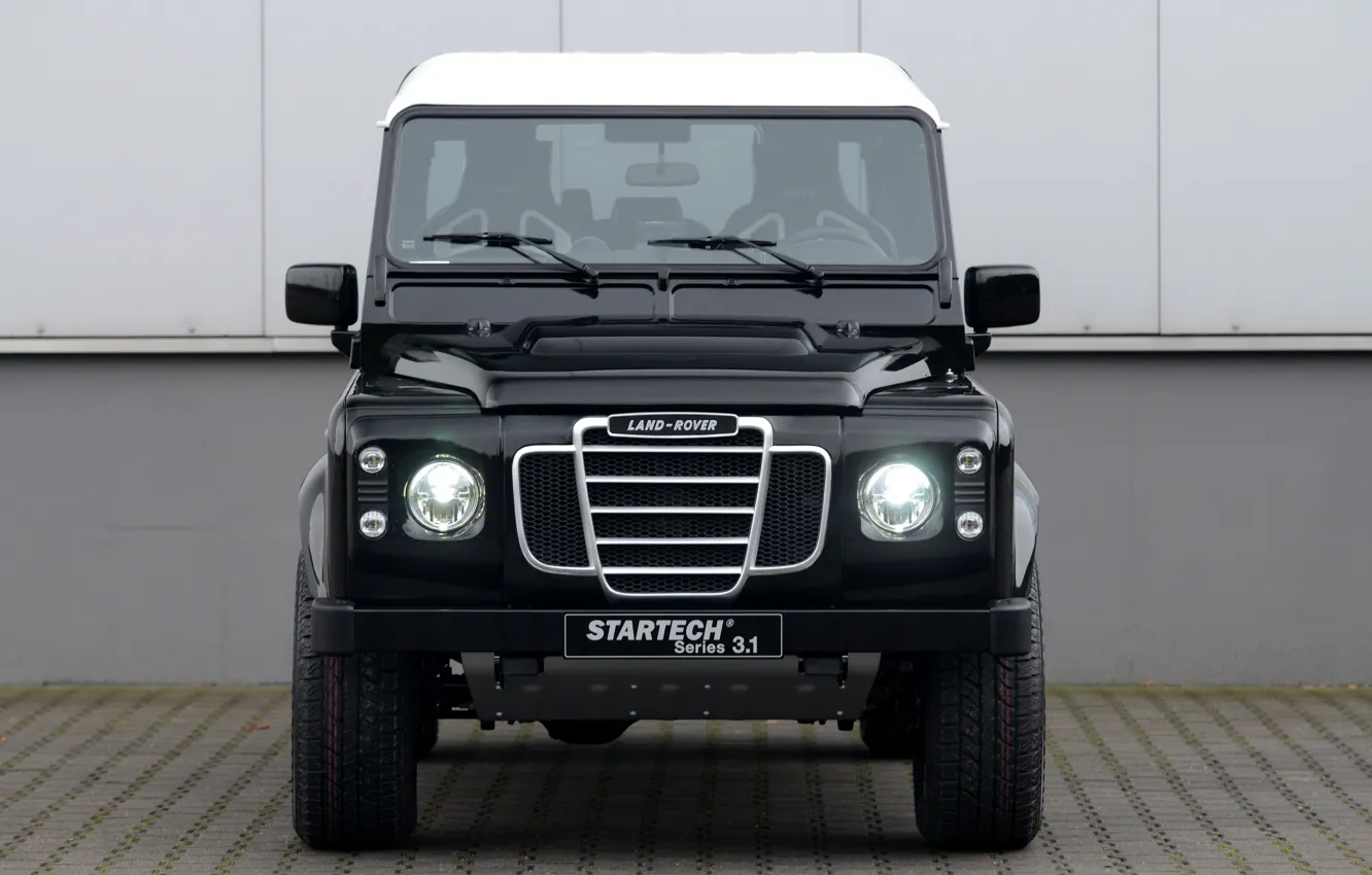 Фото обои Land Rover, спереди, Defender, 2013, Startech, Series 3.1 Concept