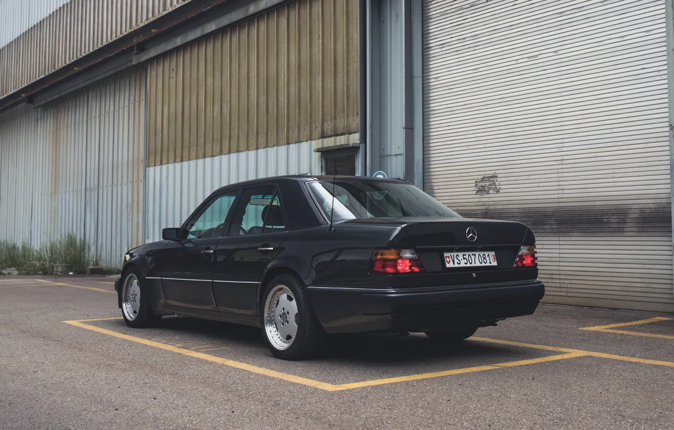 Фото обои AMG, Mercedes - Benz, E60, 1992, W124, 500E