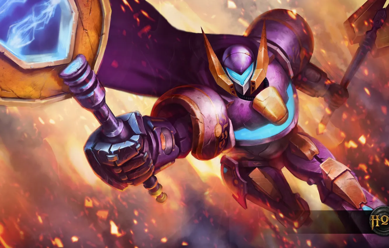 Фото обои hon, киборг, Heroes of Newerth, savior, Savior Rally