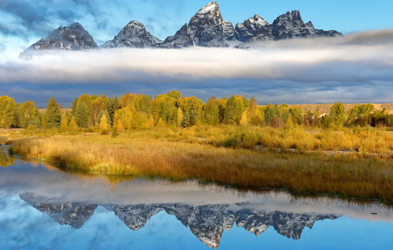 Фото обои природа, Wyoming, Grand Teton National Park