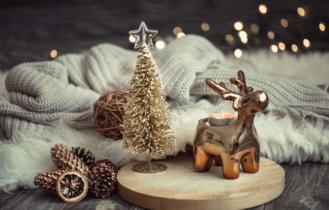 Фото обои украшения, Рождество, Новый год, new year, Christmas, винтаж, winter, свитер