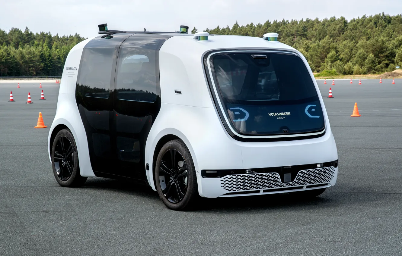 Фото обои Volkswagen, hi-tech, autonomous car, Sedric Concept
