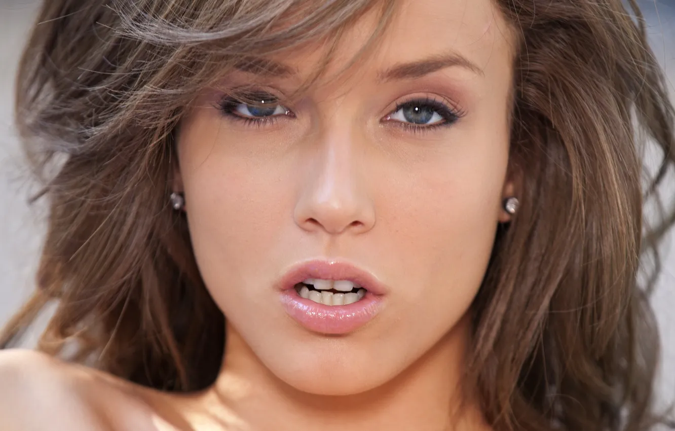 Фото обои девушка, лицо, модель, Malena Morgan