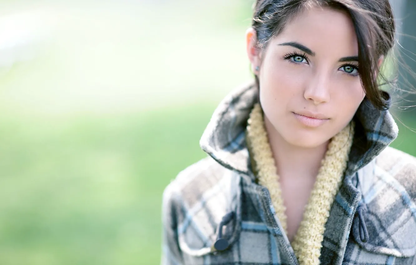 Фото обои глаза, взгляд, девушка, Sunny girl