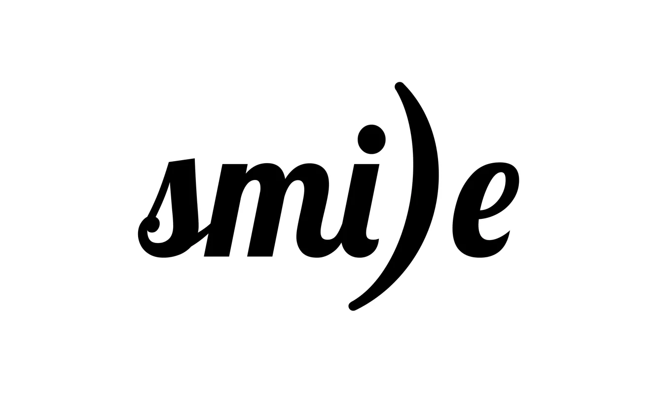 Фото обои буквы, smile, слово