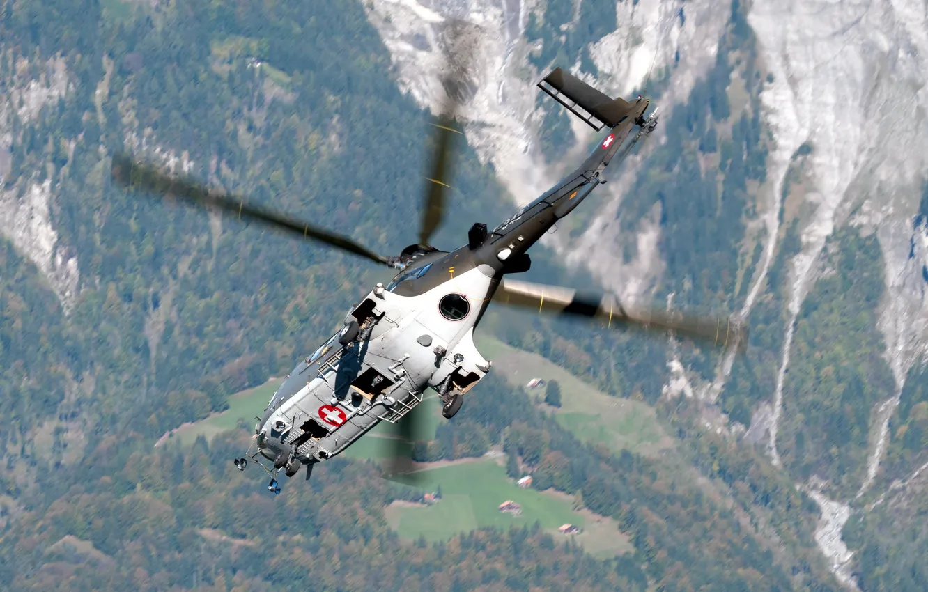 Фото обои авиация, вертолёт, Eurocopter, AS532UL Cougar Mk1