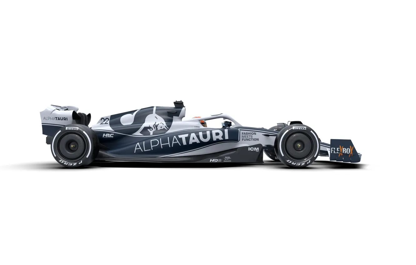 Фото обои Formula 1, Формула-1, гоночный автомобиль, racing car, 2022, Formula 1 car, Scuderia AlphaTauri, AlphaTauri AT03