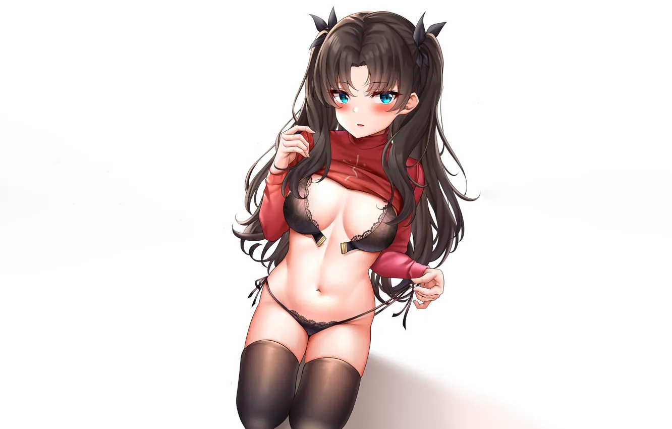 Фото обои girl, sexy, lingerie, pantsu, bra, Fate Stay Night, cleavage, panties