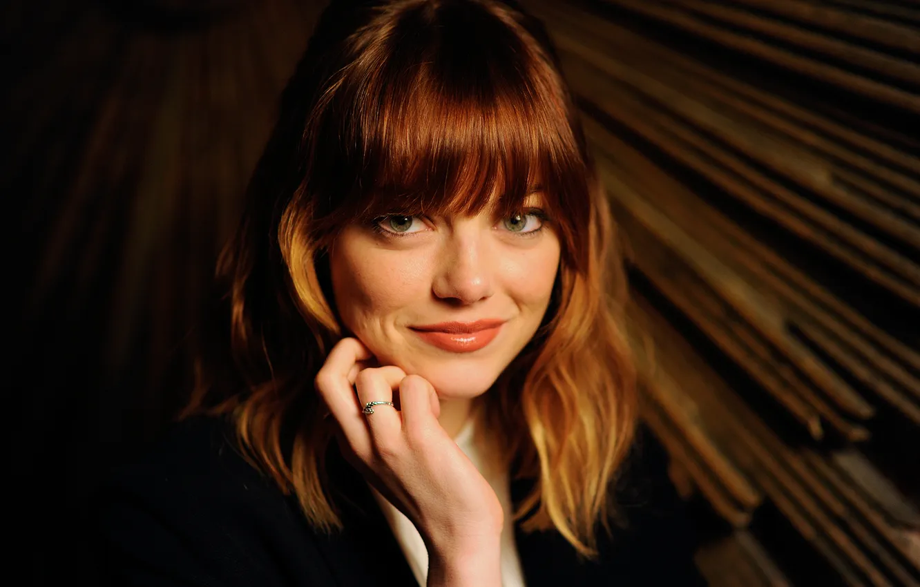 Фото обои портрет, фотосессия, Emma Stone, USA Today