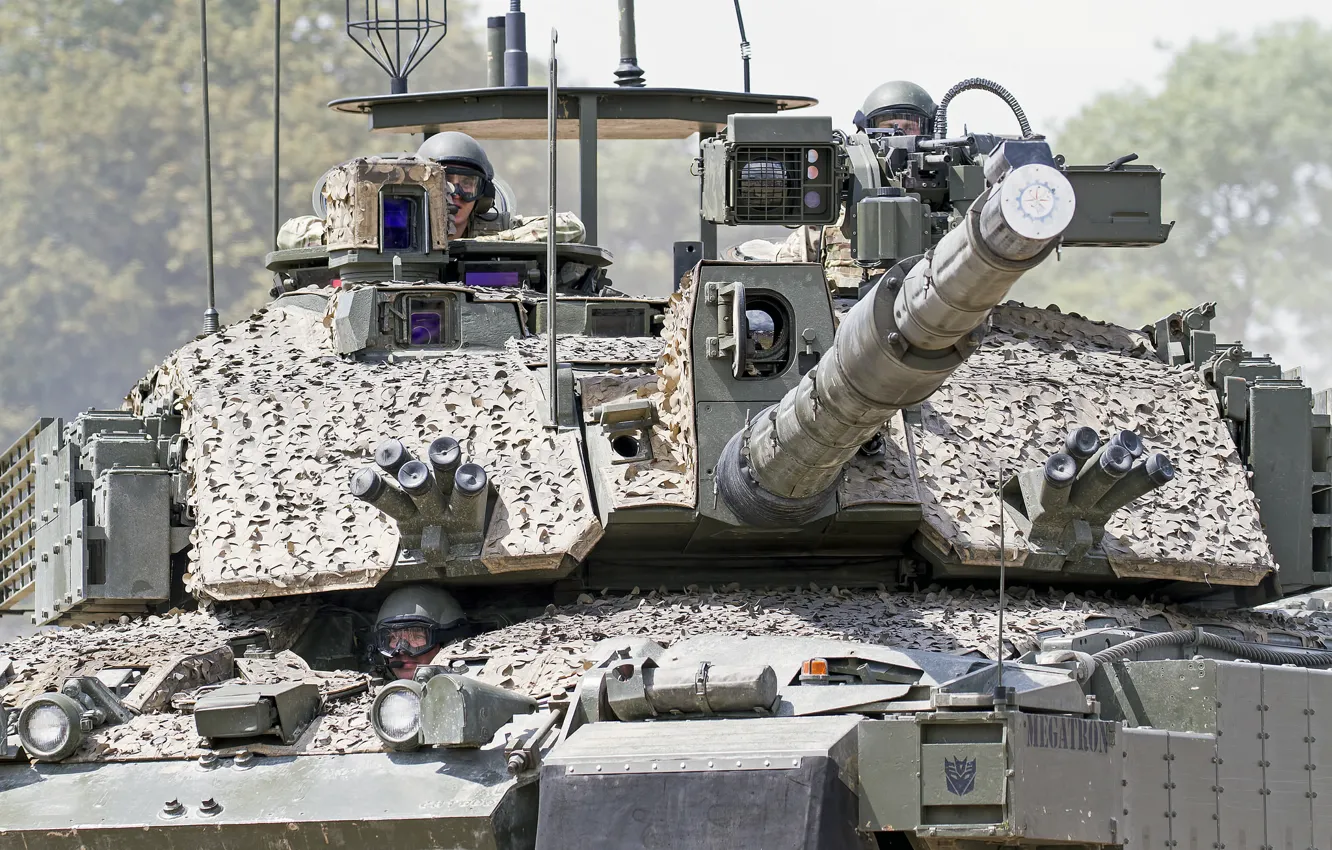 Фото обои танк, боевой, Challenger 2, «Челленджер 2»