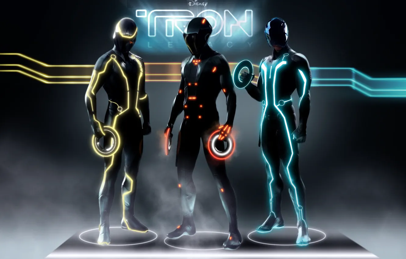 Фото обои костюмы, tron:legacy, трон:наследие