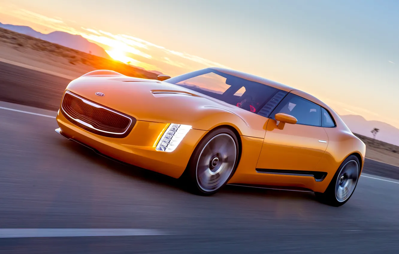 Фото обои 2014, Pictures, Kia GT4 Stinger Concept, Sport Car