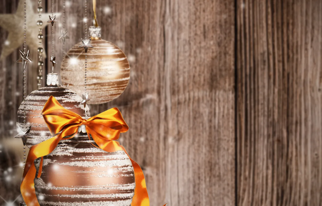 Фото обои шарики, украшения, праздник, новый год, Рождество, Christmas, New Year