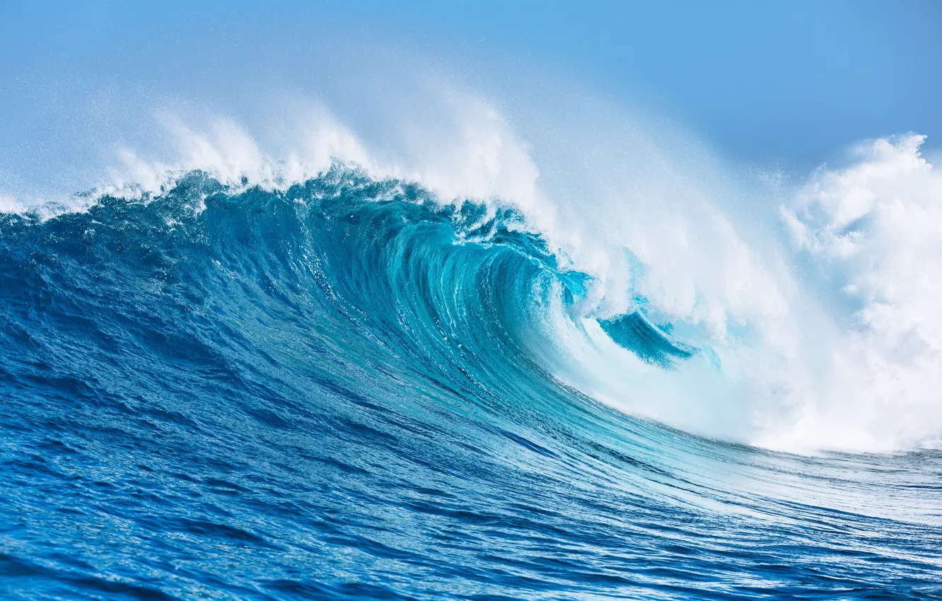 Фото обои море, вода, брызги, океан, волна, sea, ocean, blue